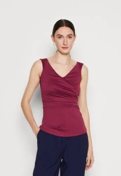 Anna Field Top - Dark Red