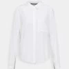 Anna Field Basic Blouse With Pocket - Camisa - Off-White