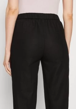 Anna Field Linen Mix - Pantalones - Black -Anna Field Almacenar 634601ece1fe4e9d894223b98f86e8cd