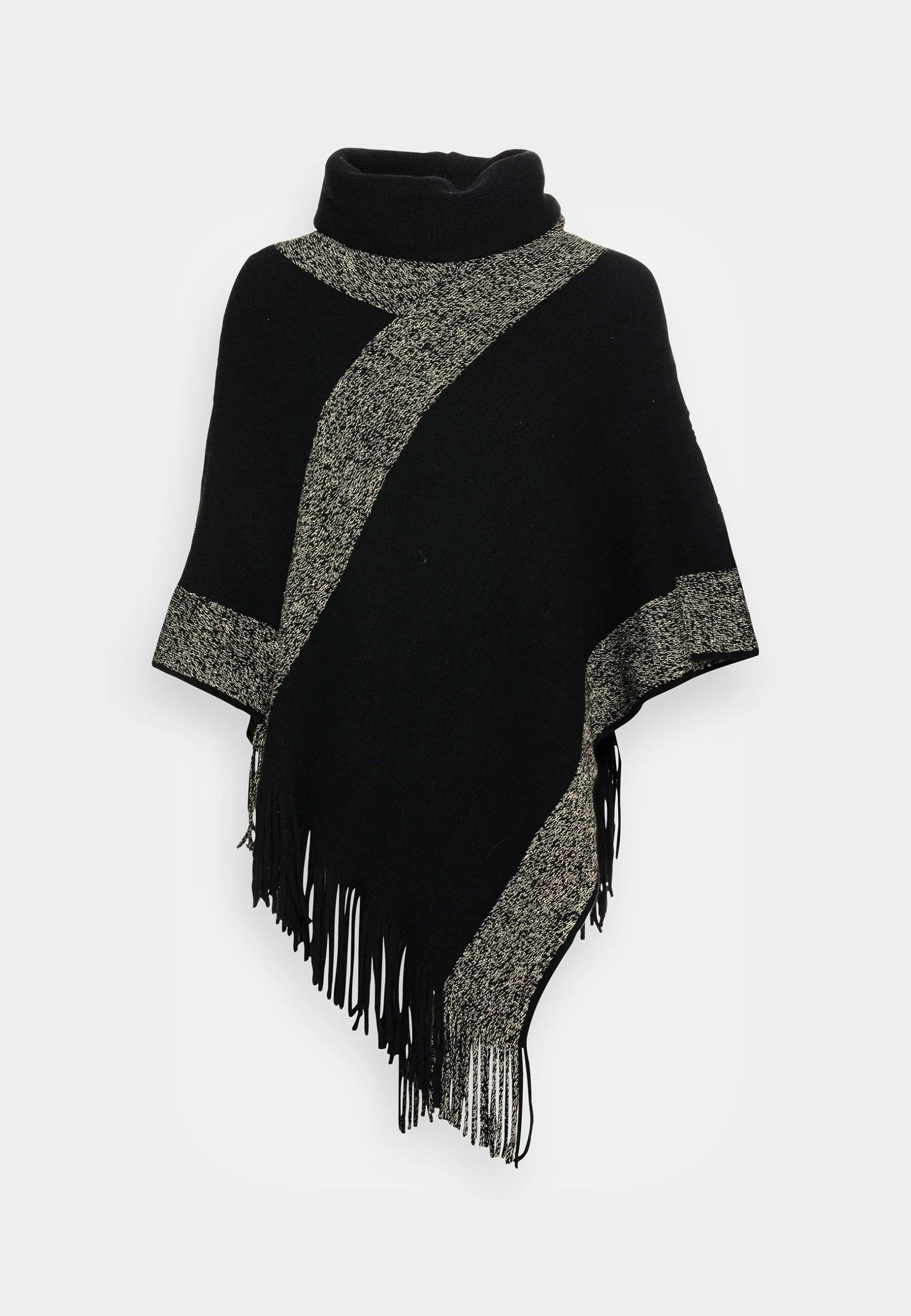 Anna Field Poncho - Black / Gold 4 Anna Field Poncho - Black / Gold - Imagen 4