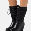 Anna Field Winter Boot - Botas De Cuña - Black