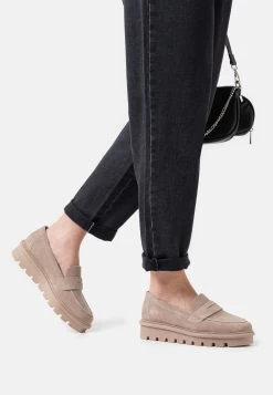 Comfort Leather - Mocasines - Taupe