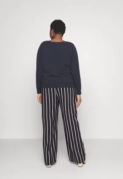 Wide Leg Pant - Pantalones - Dark Blue/Brown/White -Anna Field Almacenar 77843960049c4fcda05186e5f8c43cd2