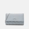 Anna Field Clutch - Blue-Grey