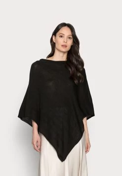Anna Field Poncho - Black