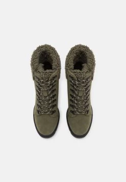 Anna Field Leather - Botines Con Cordones - Khaki -Anna Field Almacenar 7d8c23ada9ed4ab4b7dcf756f86fb7ba