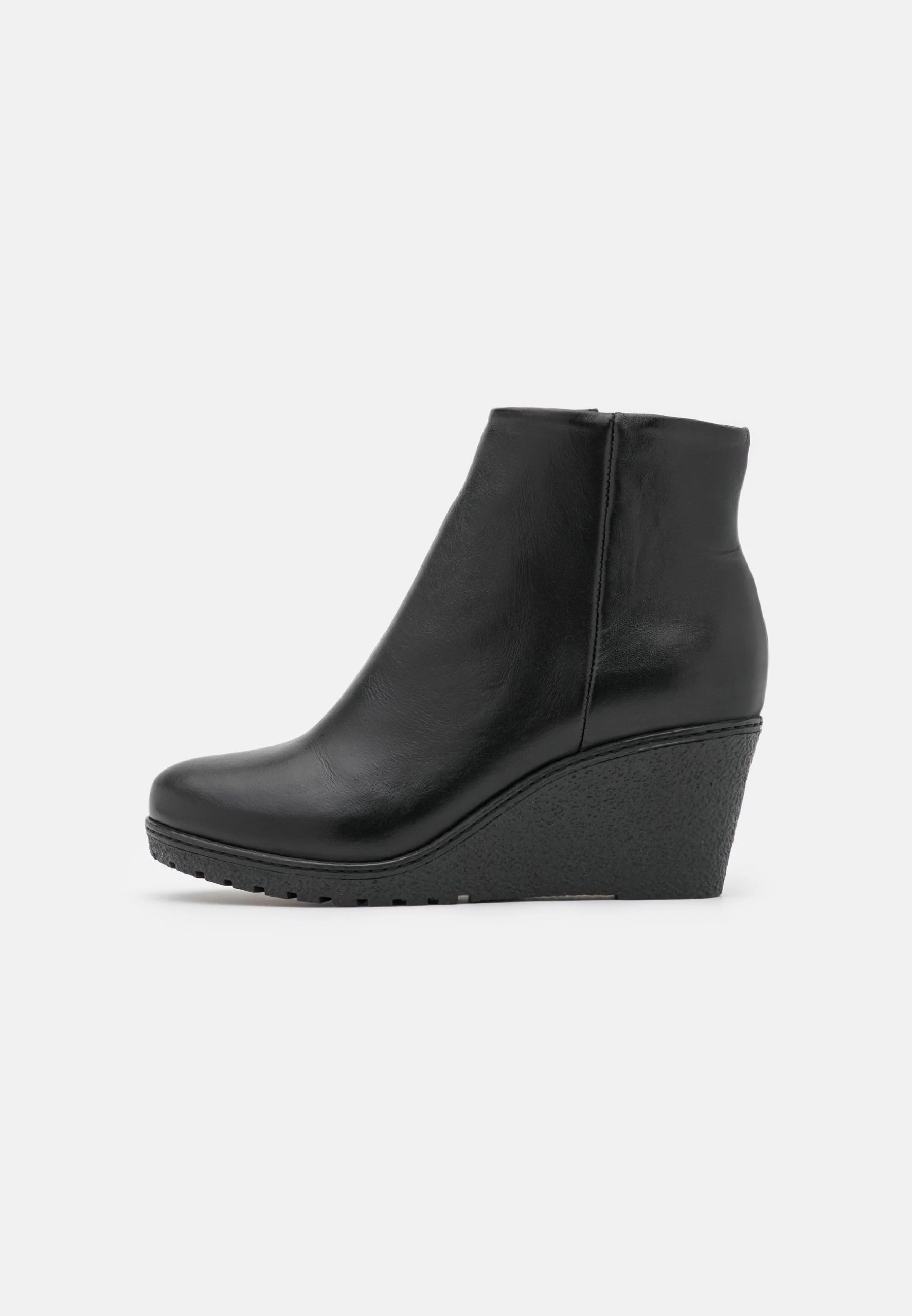 Anna Field Leather Winter Boot - Botines Bajos - Black 2 Anna Field Leather Winter Boot - Botines Bajos - Black - Imagen 2