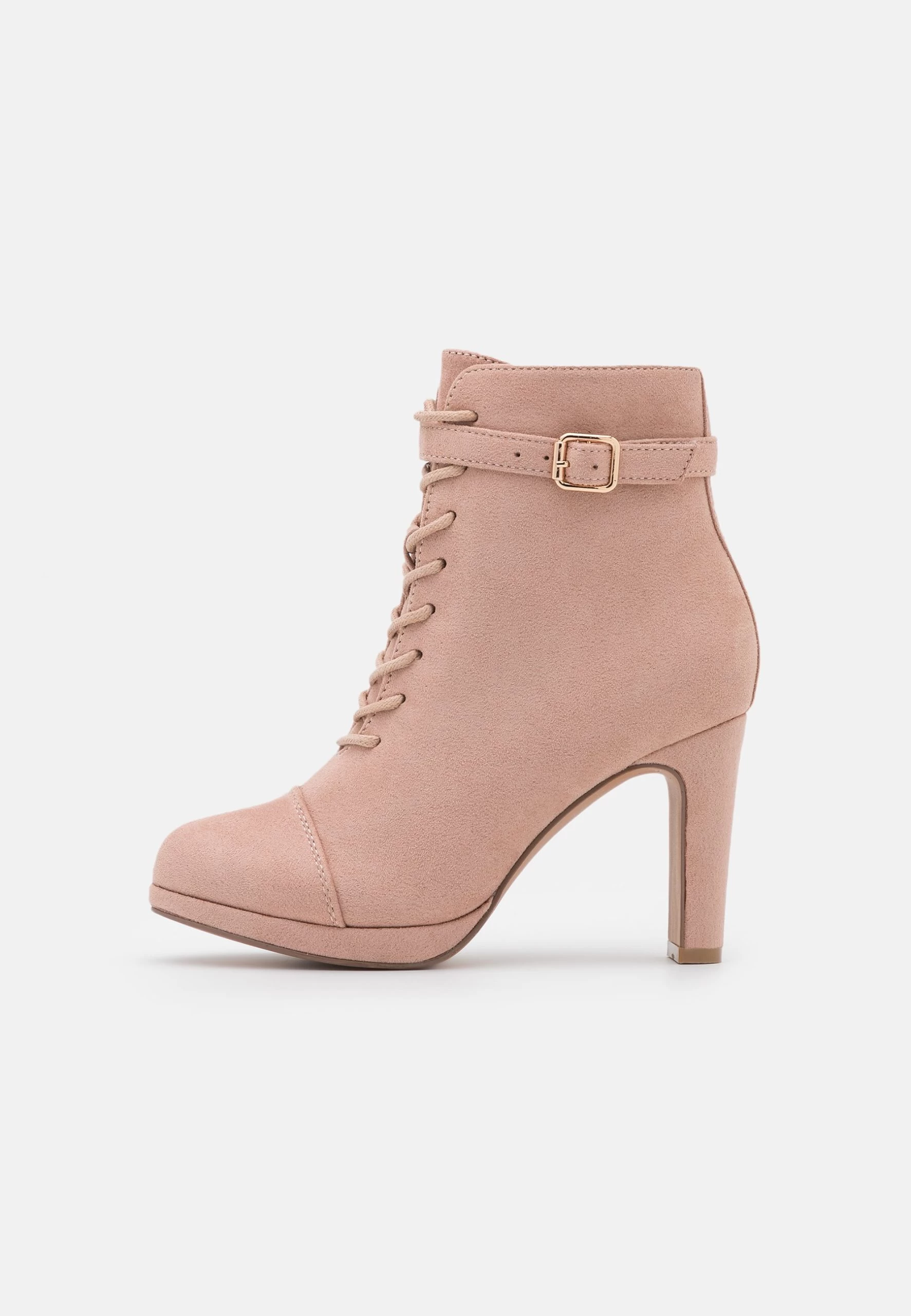 Botines Con Cordones - Light Pink 2 Botines Con Cordones - Light Pink - Imagen 2