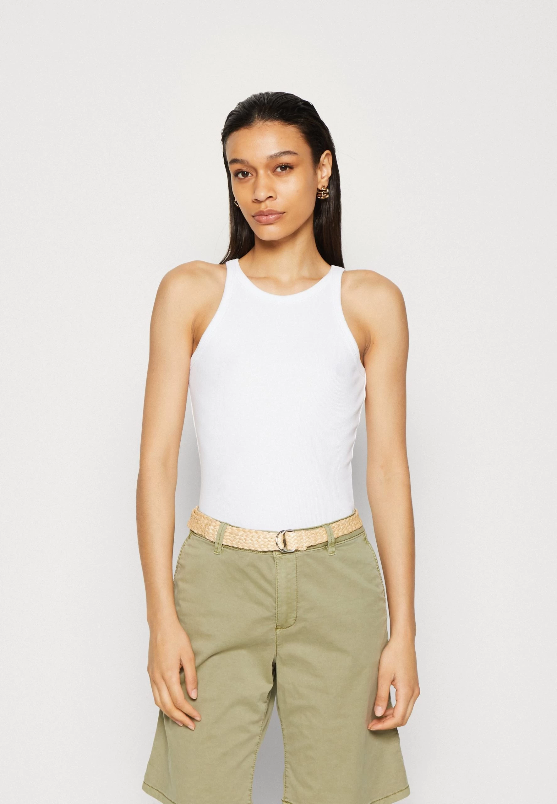 Anna Field 2 Pack - Top - Blue/White/White 2 Anna Field 2 Pack - Top - Blue/White/White - Imagen 2