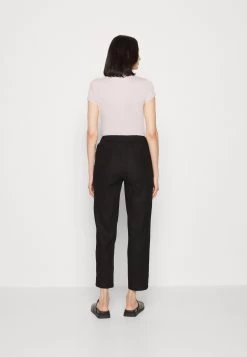 Anna Field Linen Mix - Pantalones - Black -Anna Field Almacenar 9060d65386544999a9dc402a89d152af