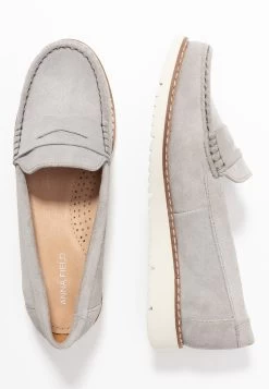 Anna Field Comfort Leather - Mocasines - Grey -Anna Field Almacenar 91c037ae0fd845eb95c65013e2cb4387