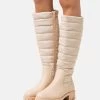 Winter Boot - Botas Con Plataforma - Beige