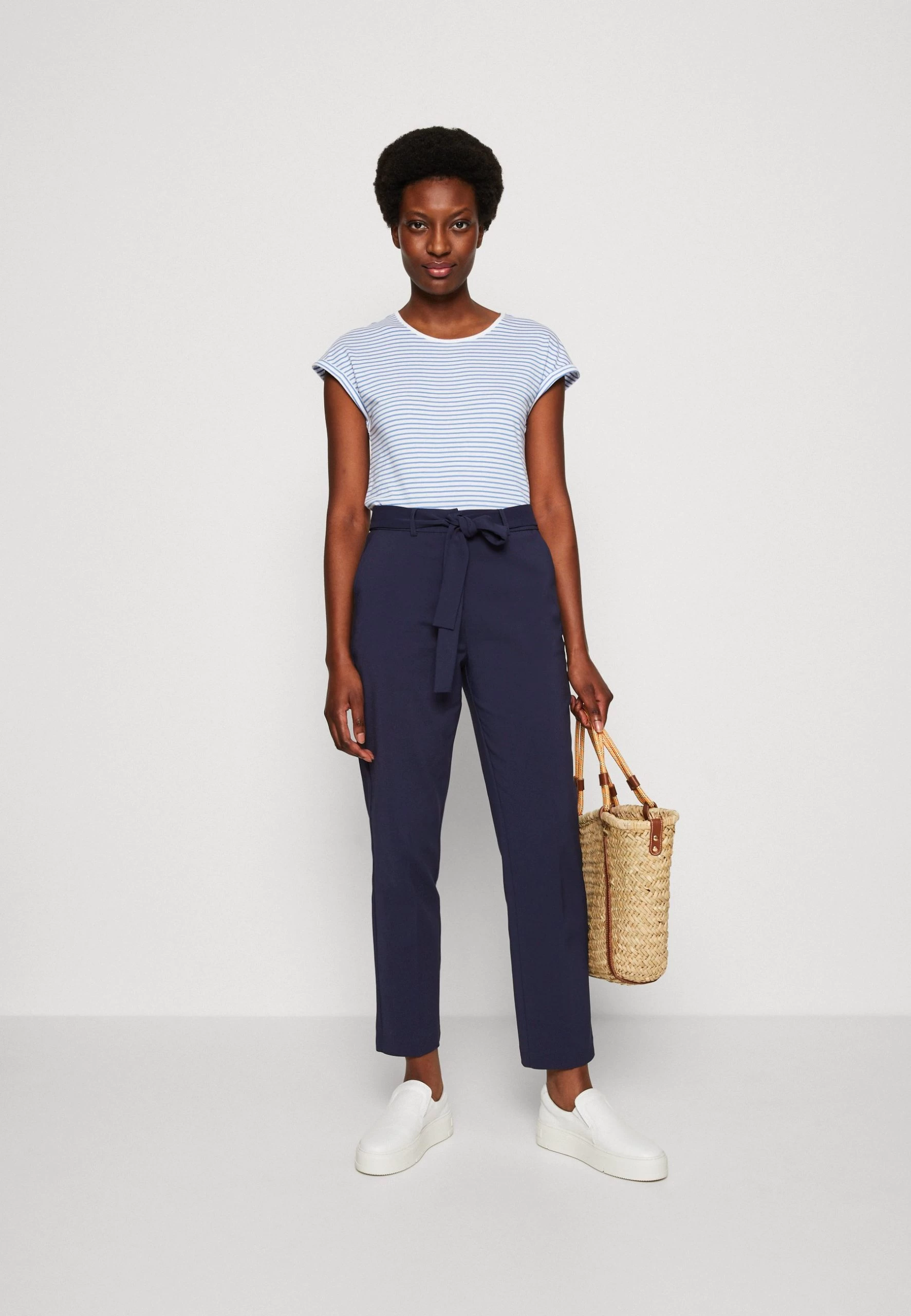 Anna Field Pantalones - Dark Blue 2 Anna Field Pantalones - Dark Blue - Imagen 2