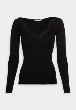 Anna Field Lace - Jersey De Punto - Black