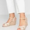 Anna Field Sandalias De Cuña - Beige