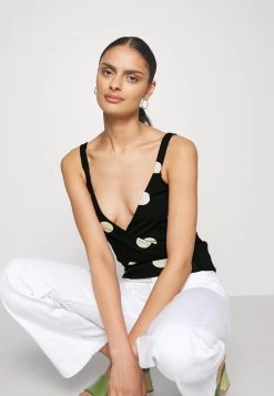 Anna Field Top - Black/White -Anna Field Almacenar ef9bd2e8042249a0a3f84c138d94ee20